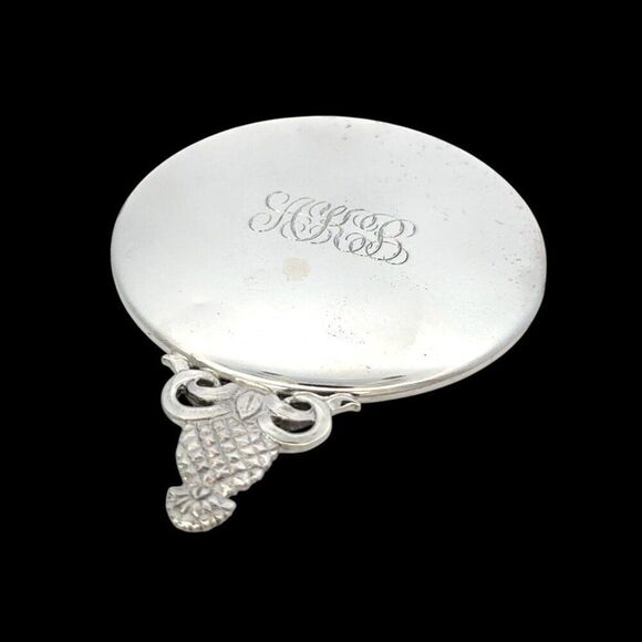 Tiffany & Co Pineapple Hand Mirror Sterling Silver 58 Grams Estate TIF879 - Picture 3 of 10